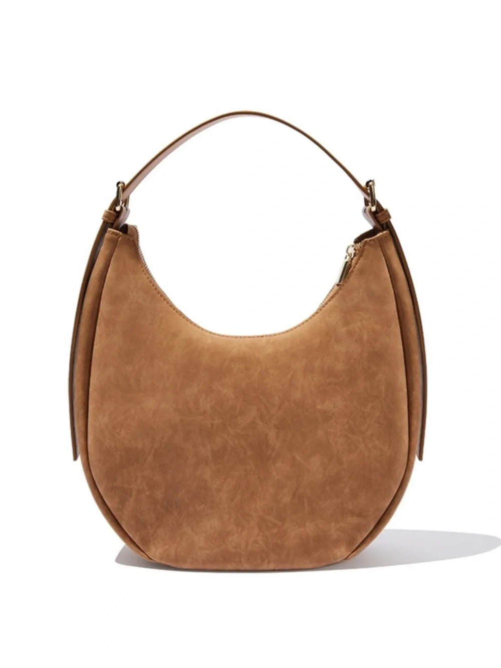 Everyday Tan Crescent Shoulder Bag - Picture 1 of 6